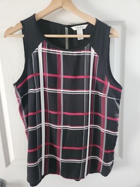 White House Black Market Black Top with Classic Branding